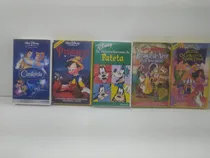 Comprar 5 Fitas De Vhs Desenhos Da Disney . Bom Estado (8).