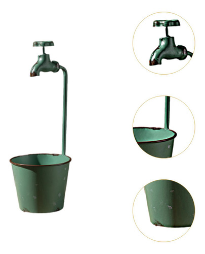 Grifo Para Maceta, Contenedor De Plantas, Centro De Mesa,