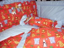 Comprar Set Lenceria Protectores Cuna Bebe Corral Edredon Seguridad
