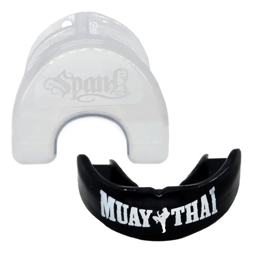 Spank Protetor Bucal Profissional Moldável Com Estojo Cor Muaythai - Boxe - Muaythai - Jiu-jitsu - Mma - Kickboxing - Futebol - Basquete - Esporte De Contato