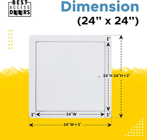 El Mejor Panel De Acceso De Metal Universal De 24 X 24 Con