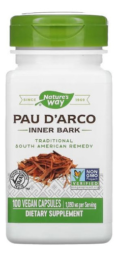 Natures Way Pau D´ Arco 100caps Sabor Neutro