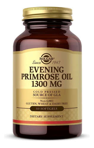 Solgar Evening Primrose Oil 1300mg  60 Softgel Aceite Onagra