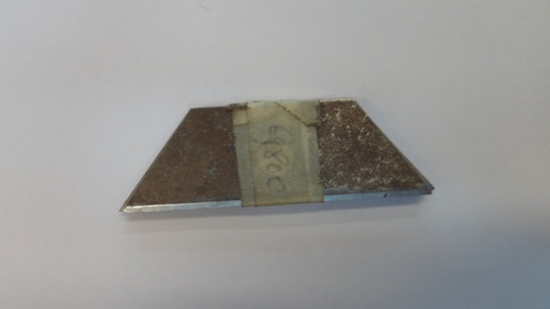 (oxido) (sueltas) 10 Hojas Repuesto Cutter Trapecio E4571