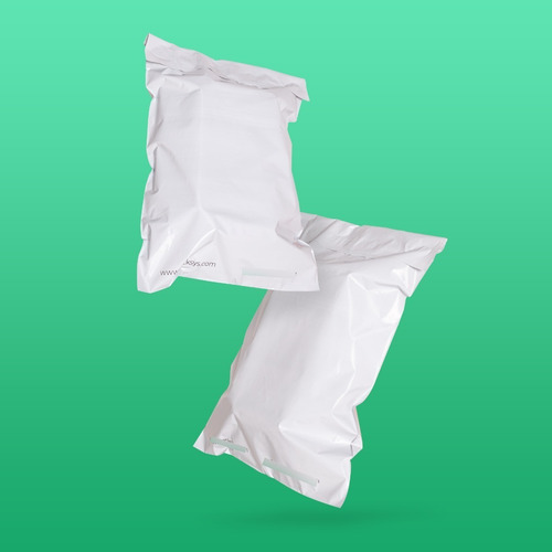 100 Bolsas Sobres Para Envios Paqueteria Ecommerce 22x30cm Blanco