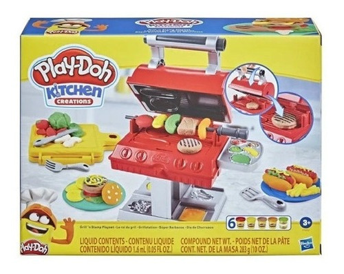 Imagem 10 de 11 de Conjunto Massinha Play-doh Dia De Churrasco - Hasbro F0652