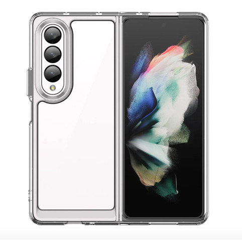 Capa Hybrid Anti-impacto Para Galaxy Z Fold 4 - Transparente