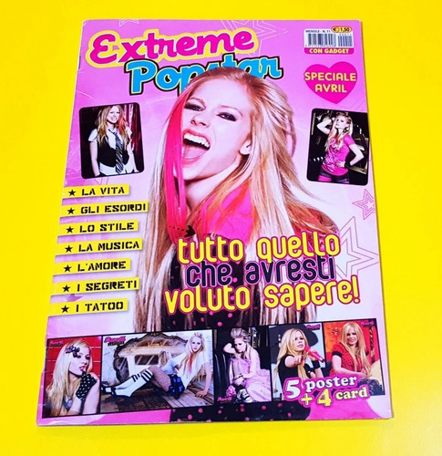 Avril Lavigne Revista Incluye 5 Poster