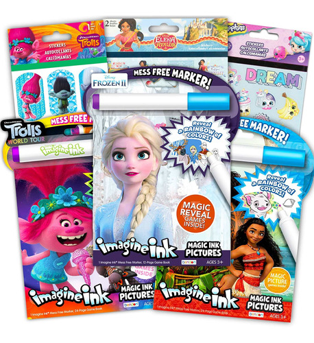 Magic Messfree Coloring Books For Girls Kids Super Set ...