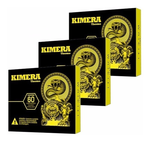 Kit Com 3 X Kimera Queimador Original Iridium Labs