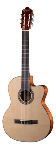 Violão Crafter Hc-250ce Cr-t Nv Nylon Cutaway Elétrica Cor Natural Orientação da mão Direita