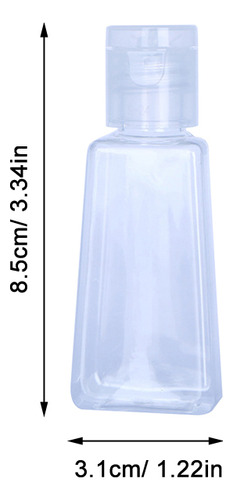 Dispensador De Botellas De Loción Vacías Con Tapa Abatible,