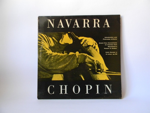 Navarra Lp Chopin Vinilo Work For Cello