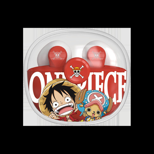 Auriculares deportivos Bluetooth One Piece Anime, color rojo