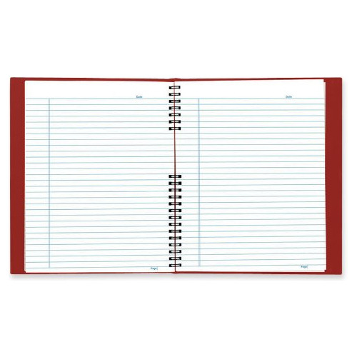 Blueline Notepro - Cuaderno Rojo, 11 X 8.5 Pulgadas, 200 Pag