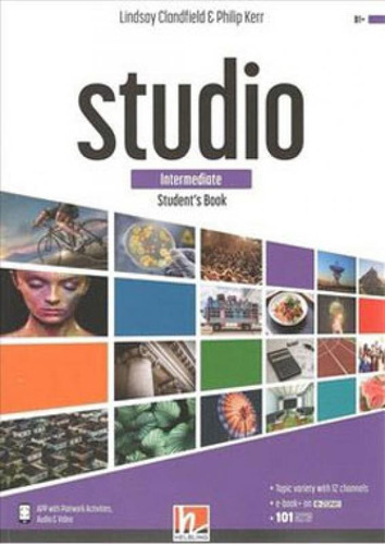 Studio - Intermediate - Student's Book With E-zone, De Clandfield, Lindsay. Editora Helbling Languages ***, Capa Mole Em Inglês