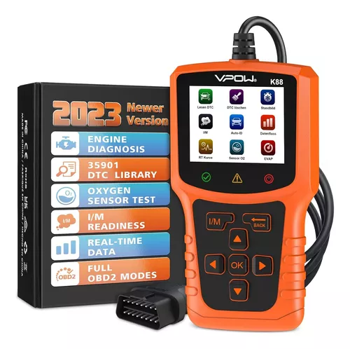 OBD2 Diagnosis Coche Profesional Herramienta de Diagnóstico del  Escáner,Lector de códigos de avería del Motor del Coche para Todos los  vehículos con protocolo OBD II : : Coche y moto