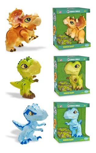 Conjunto De Personagens De Dinos De Bebê Bonito. Animais De