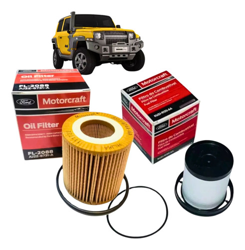 Filtro Combustível Filtro Óleo Troller T4 Tx4 3.2 Motorcraft