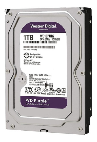 Wd10purz Disco Duro 1tb/ Intellipower 3.5  Sata Wd