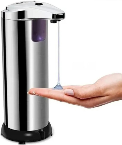 Sensor infrarrojo sin Contacto y Base Impermeable al Agua para Cocina o baño Dispensador de jabón automático zociko Acero Inoxidable dispensador de loción de 250 ml 