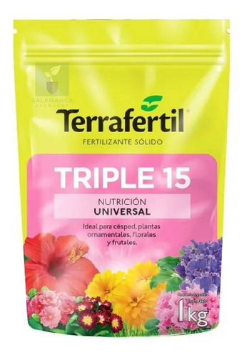 Fertilizante Triple 15 X 1 Kg Terrafertil / Salamanca Grow