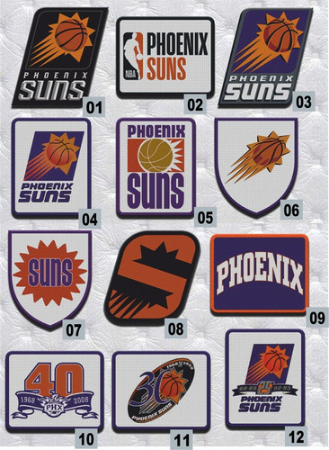 Parche Termoadhesivo Escudo Nba Phoenix Suns