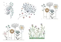 Comprar Diseño Matrices Para Maquinas Bordadoras Flor Diente D Leon 
