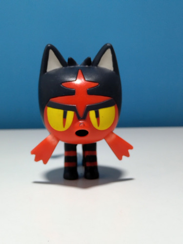 Muñeco Pokemon Litten (fuego) 2017 (Usado)