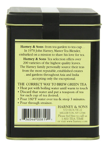 Harney & Sons Té Sencha Japonés Té De Hojas Sueltas 8 Oz