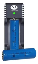 Comprar Cargador De Pila Recargable 18650 + 2 Baterias C\u002Fteton 3,7v 