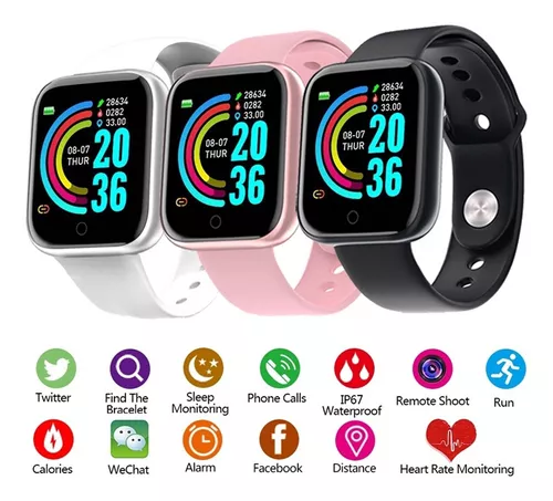 Relogio Digital Smartwatch Homem Mulher D20 Inteligente, Relógio Feminino Relogio  Digital Smartwatch Homem Mulher D20 Inteligente Nunca Usado 59747982