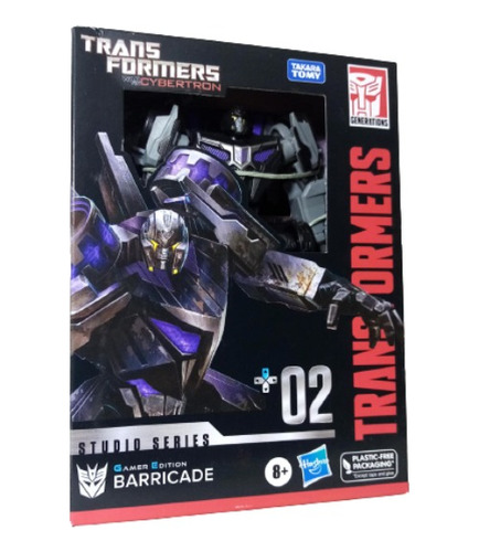 Transformers Studio Series Gamer Barricade Deluxe Nuevo