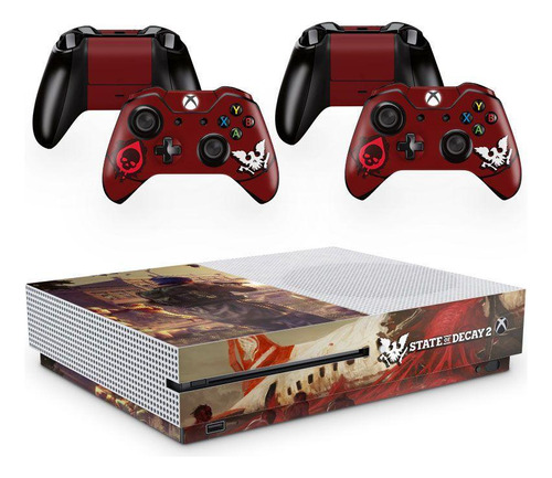 Skin Adesivo Protetor X Box One S E Controles State Of Decay