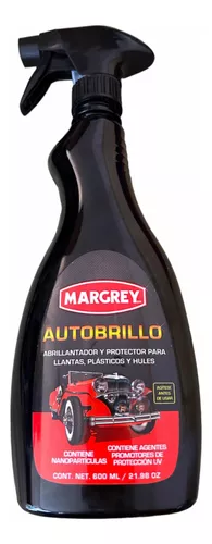 Auto Brillo Margrey 600ml Hidratado De Plásticos & Hules