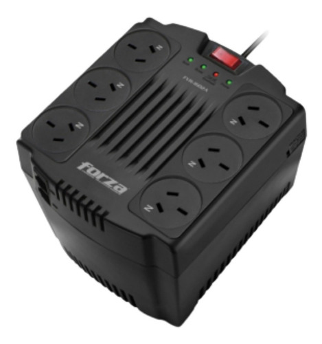 Imagen 1 de 1 de Estabilizador De Tension Forza Fvr-1602a 800w 1600va 220v