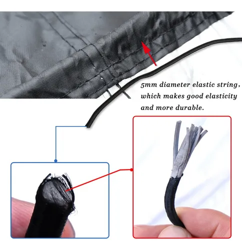 Cubierta Barco Impermeable Funda Lancha De 14-16 Pies Negro