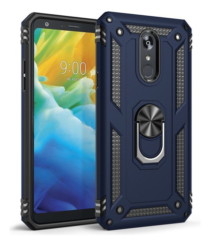 Funda Para LG Stylo 6 Carcasa Rudo Uso Con Soporte Magnético