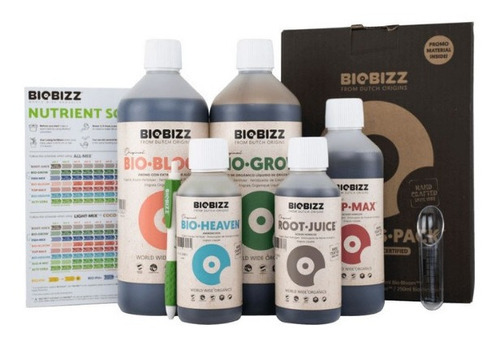 Starters Pack Kit De Fertilizantes Grow Orgânico - Biobizz