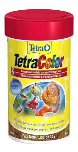 Ração Tetra Color Flakes 20g