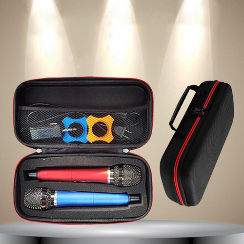 Estuche De Almacenamiento De Micrófono Estuche Rígido De