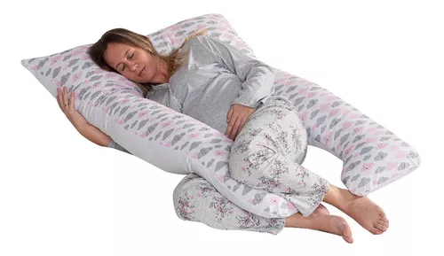 Compra online de Travesseiro grávida lado sleeper gravidez mulher cama de  corpo inteiro em forma de u capa de almofada longo dormir gigante  travesseiro de maternidade