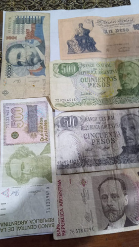 Billetes Antiguos Varios (Usado)
