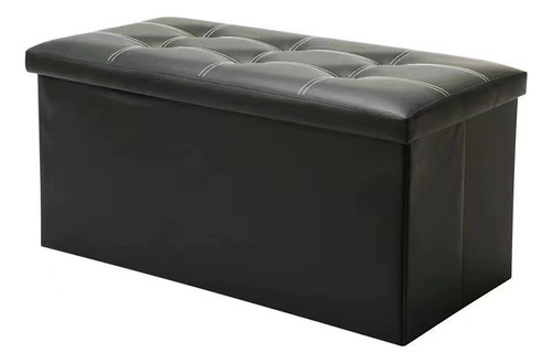 Taburete Plegable Y Almacenable Puff Baul Organizador 76cm