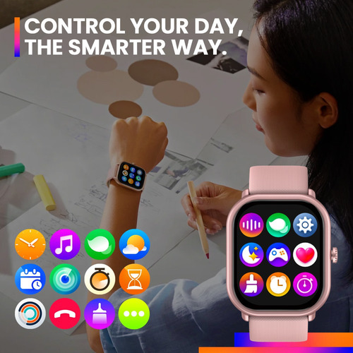 Reloj Inteligente Zeblaze Gts 3 Pro Amoled Rosa Para Llamada