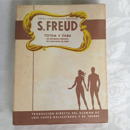 Libro Totem Y Tabu Sig Freud Tomo 8 Recuerdo Infantil Da Vin