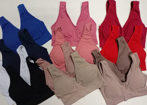 Imagen 6 de 8 de Top Deportivo Pack Brasier Deportivo Sostén Deportivo Sm/lxl