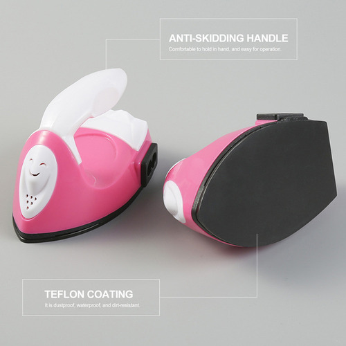 J Mini Ferro De Passar Roupas Portátil Antiaderente Com