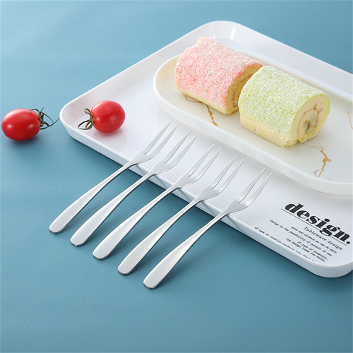 Lhc De Garfo De Frutas E Bolo De Dois Dentes De Aço Ino