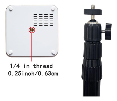 Adaptador Giratorio Universal De 1/4 Para Cámaras Y Trípodes